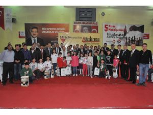 Kahramanmaraş’ta Uluslararası Satranç Turnuvası