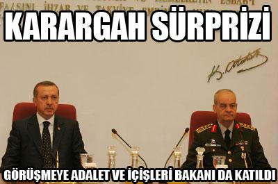 Erdoğan ve Başbuğ karargahta 