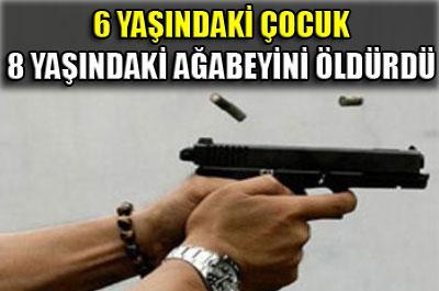 8 yaşındaki abisini öldürdü 