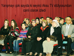 LİSELİLER SES YARIŞMASINDA 