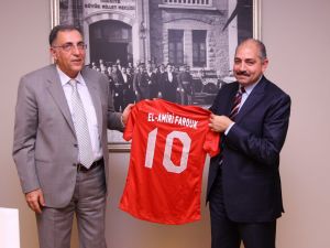 Mısır Spor Bakanı Farouk, Tffyi Ziyaret Etti