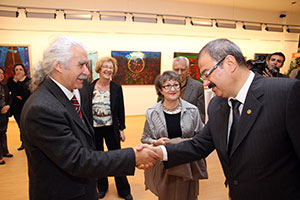 Ressam Çiftin Sergisine Büyük İlgi