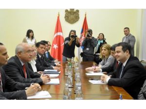 Tbmm Başkanı Çiçek Sırbistan Başbakanı Daçiç İle Görüştü