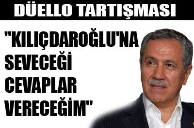 Arınç: Kılıçdaroğluna seveceği cevaplar vereceğim 