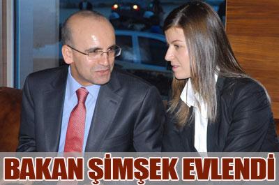 Bakan Şimşek evlendi 