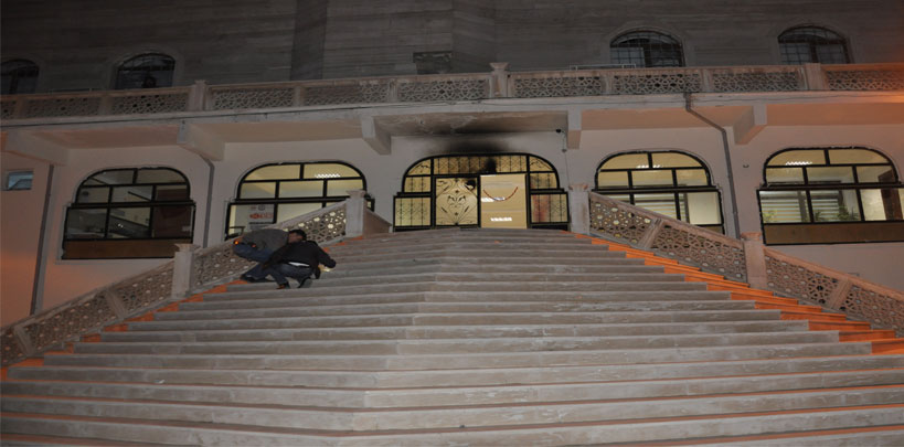 Dershaneye Molotoflu Saldırı