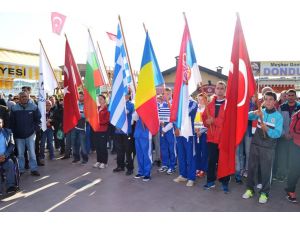 14. Balkan Yürüyüş Şampiyonası Ayvalıkta Start Aldı