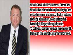 Anıl:Dünyaya Teknoloji İhraç Ediyoruz