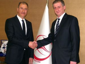 Gürcistan Voleybol Federasyonu Başkanından Tvfye Ziyaret