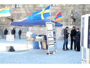 İsveç’te Sözde Ermeni Soykırımı Standı İlgi Görmedi