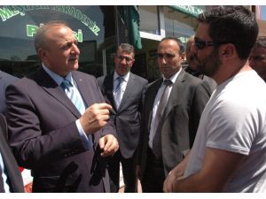 Oktay Vuraldan Erzurumda Esnaf Ziyareti