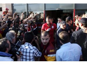 Galatasaray’a Gaziantepte Muhteşem Karşılama