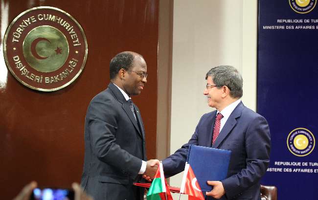 Davutoğlu - Bassole Ortak Basın Toplantısı