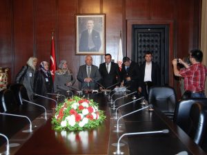 Çubuklu Girişimci Ve İşadamlarından Meclis Başkanı Çiçeke Ziyaret