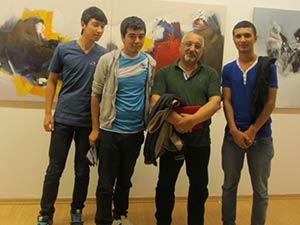 Kahramanmaraşlı Öğrencilerden Sanko Sanat Galerisine Ziyaret