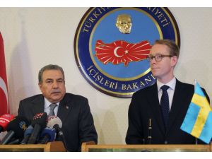 Bakan Güler, İsveçli Bakan Billström Ve Beraberindeki Heyeti Kabul Etti