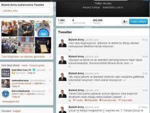 Başbakan Yardımcısı Bülent Arınç Twıtterdan İsyan Etti