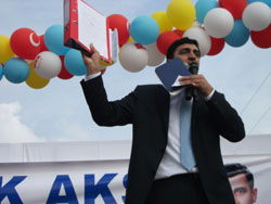 FARUK AKSU SEÇİM BÜROSUNU AÇTI