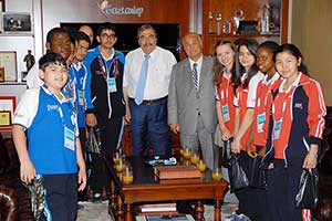 Değişik Ülkelerden Öğrenciler Sanko’yu Ziyaret Etti