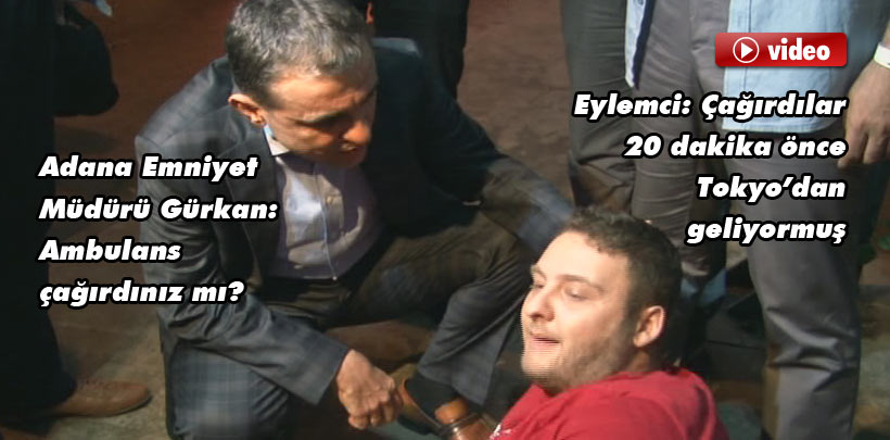 Ayağı Kırılan Eylemciyle Polisin Güldüren Dialoğu