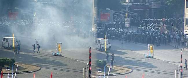 Polis Taksim’e girdi