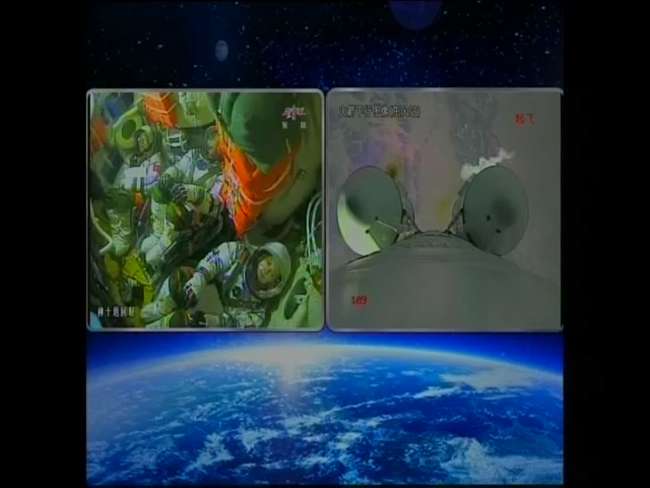 Çin’in yeni mekiği uzayda