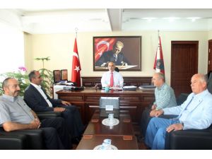 Çıftlikköy Belediyespor’dan Yüksel’e Ziyaret