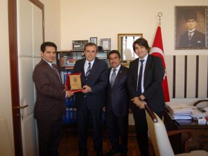 İşitme Engelliler Spor Federasyonu’ndan Mahir Ünal’a Ziyaret