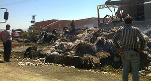 Pamuk Deposundaki Yangın Söndürüldü