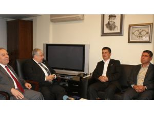 Dsp Genel Başkanı Türker, Desam Genel Başkanı Avcıyı Kabul Etti