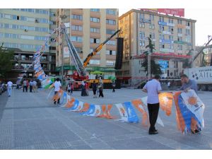 Ak Parti Samsun Mitingi Hazırlıkları