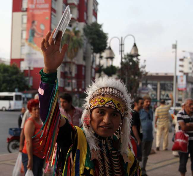 Kızılderililer Mersin’de