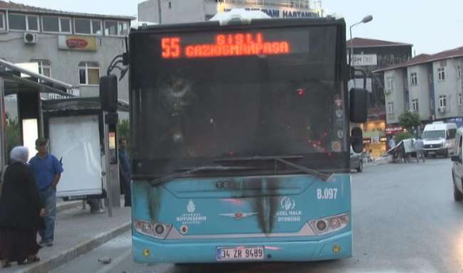 Halk Otobüsü Yaktılar