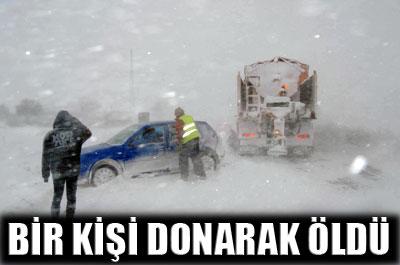 Tekirdağda bir kişi donarak öldü 