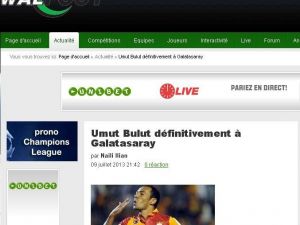 Fransa Basını Umutun Galatasaray İle Anlaştığını Yazdı