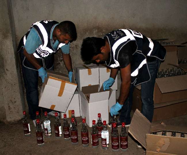 İçki Üretimi Yapan Eve Baskın