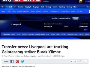 Burak Yılmazın Son Talibi Lıverpool