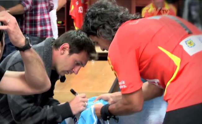 Ortega, Messi’den İmza İsteyince