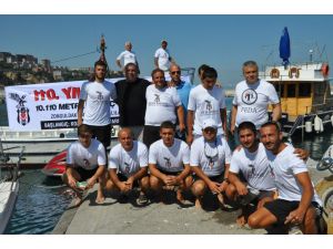 Beşiktaşın 110. Kuruluş Yıl Dönümü İçin Yüzme Yarışması Düzenlendi