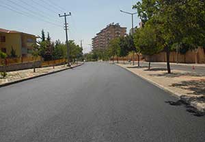 Köle Hafız Bulvarı Asfaltlanıyor