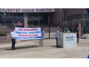 Chp’ye Sandıklı Protesto