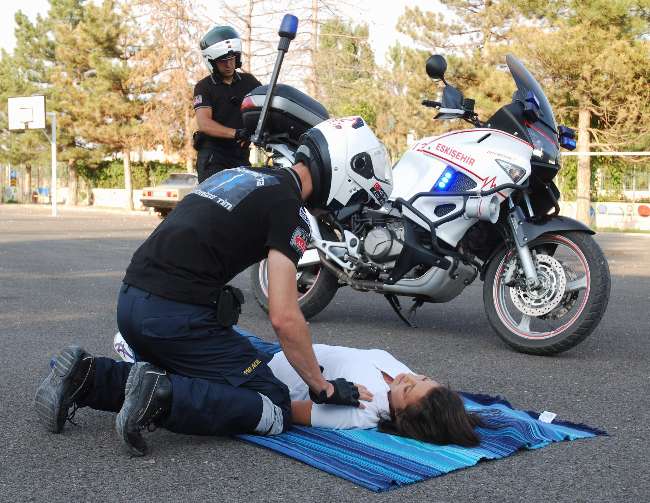 İşte Motosiklet Ambulans !