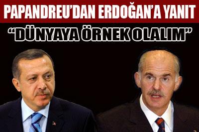 Papandreunun mektubu Erdoğana ulaştı 