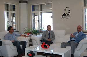 Sağlam, Cemiyet’i Ziyaret Etti