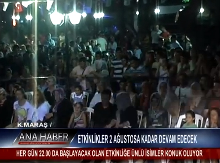 Kahramanmaraş Belediyesinin Düzenlemiş Olduğu Ramazan Ayı Etkinlikleri