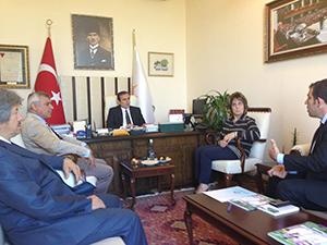 Kent Konseyleri Birliği’nden Ünal’a Ziyaret..