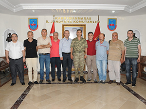 KGC Üyelerinden Komutana Ziyaret 