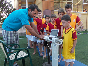 Minik Sporcular Testten Geçti