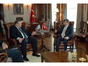Davutoğlu, Yunan Mevkidaşıyla