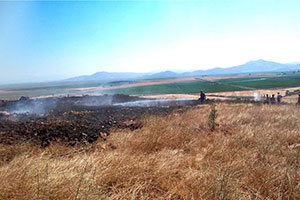 Kahramanmaraşta Yangın  